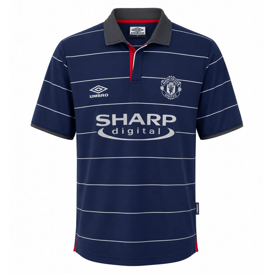 Manchester United Away 1999 2000 Football Shirt
