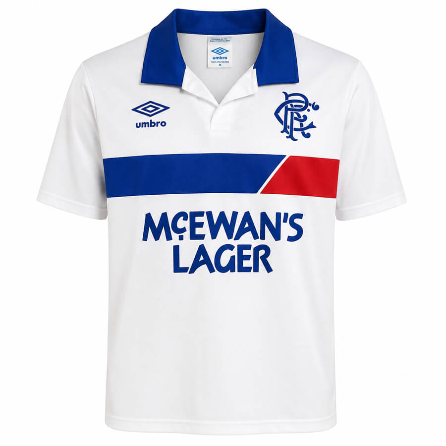 Rangers Away 1987 1988 Football Shirt