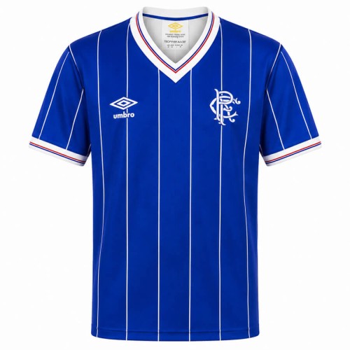 Rangers Home 1982 1983 Football Shirt