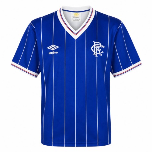 Rangers Home 1982 1983 Football Shirt
