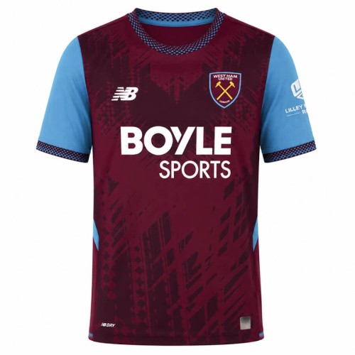 West Ham Home Player Version Football Shirt 26 27