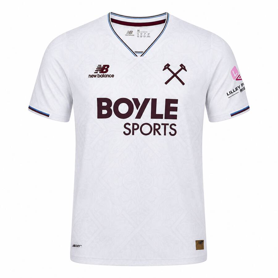 West Ham United Away Player Version Football Shirt 26 27