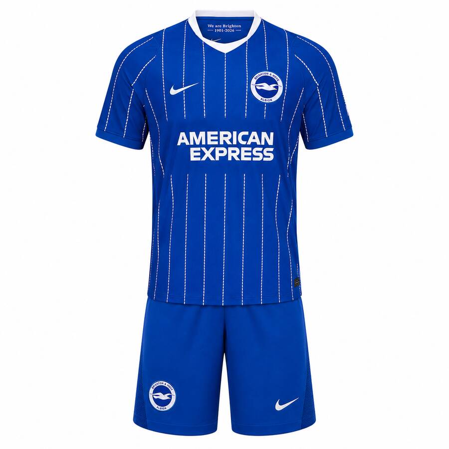 Brighton Home Kids Football Kit 26 27