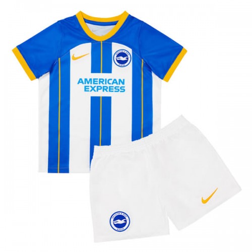Brighton Hove Albion Home Kids Football Kit 22 23