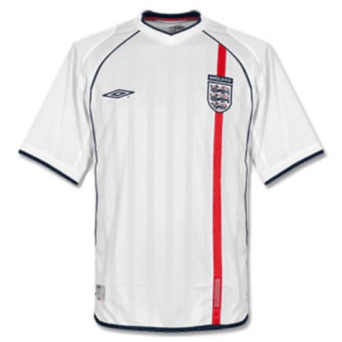 Retro England Home Football Shirt 2002