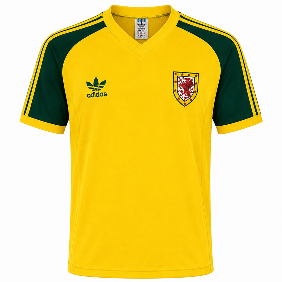 Wales Away 1982 Football Shirt
