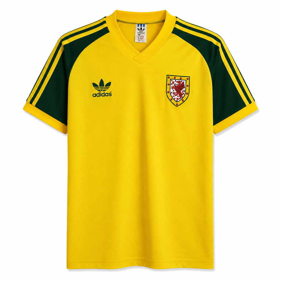 Wales Away 1982 Football Shirt