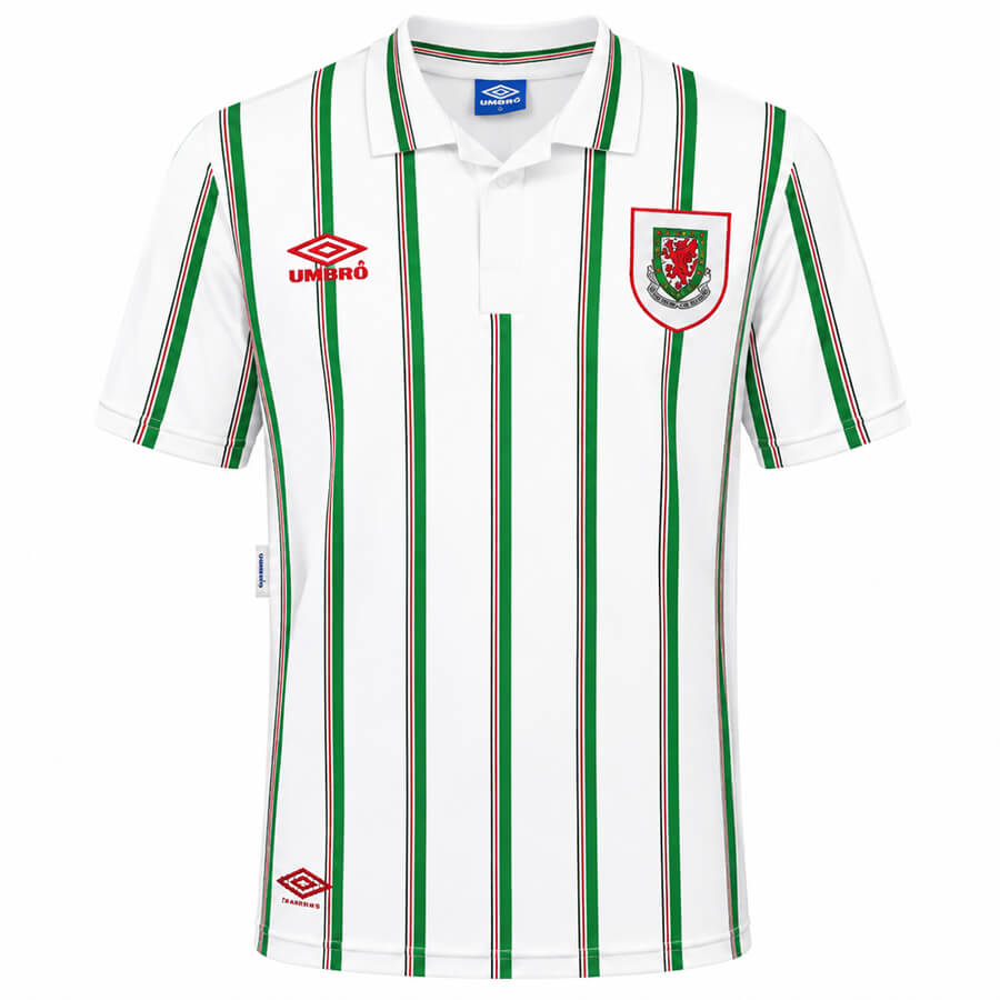 Wales Away 1992 Football Shirt