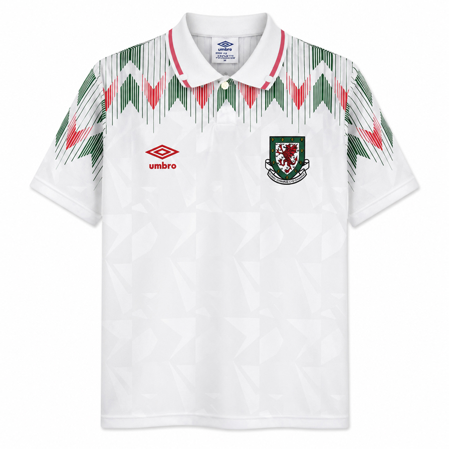 Wales Away 1992 Football Shirt