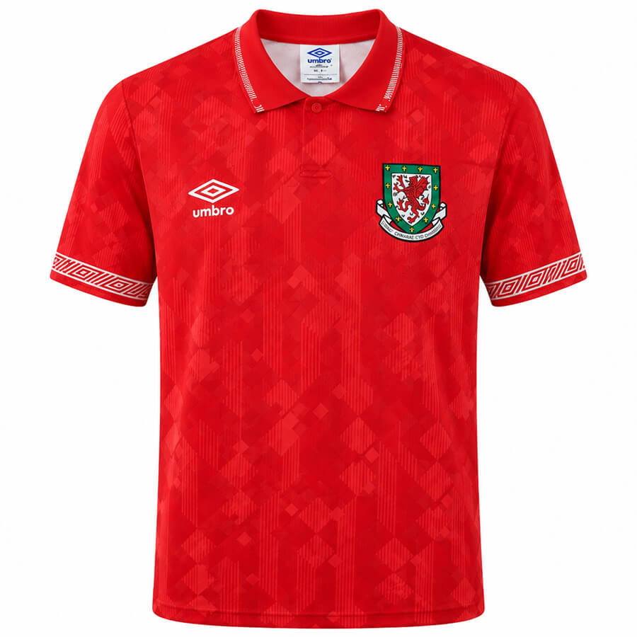 Wales Home 1990 Football Shirt