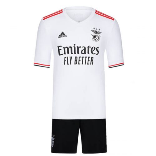 Benfica Away Kids Football Kit 21 22