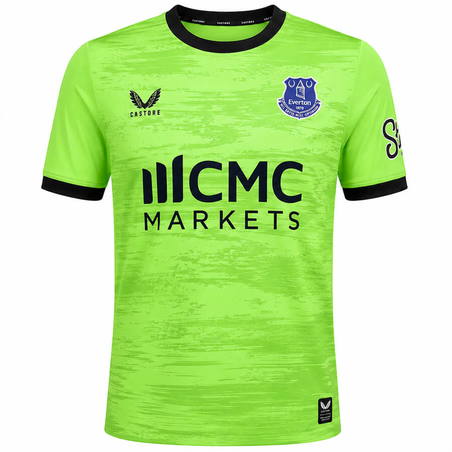 Everton Goalkeeper Football Shirt 26 27 - Green