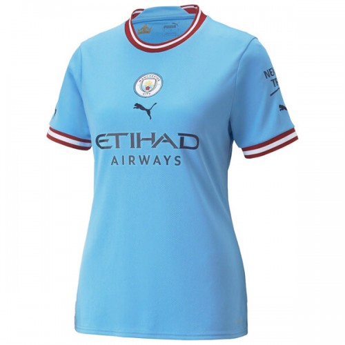 Manchester City Home Womens Football Shirt 22 23