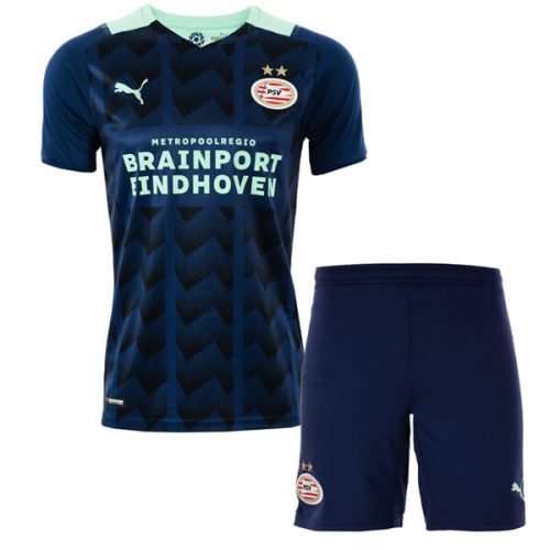 PSV Eindhoven Away Kids Football Kit 21 22