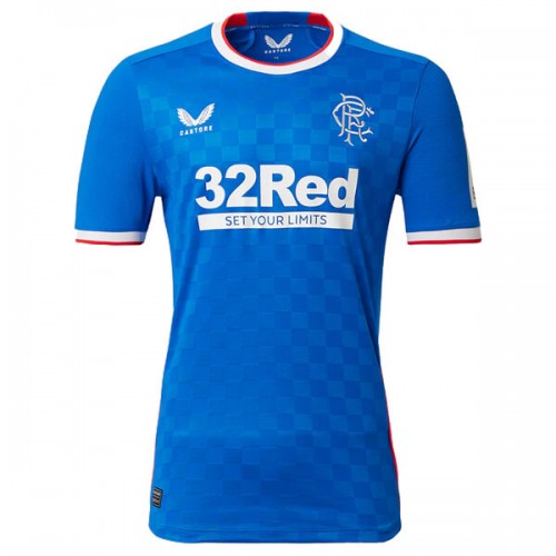 Rangers Home Player Version Football Shirt 22 23