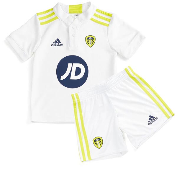 Leeds United Home Kids Football Kit 21 22 - JD
