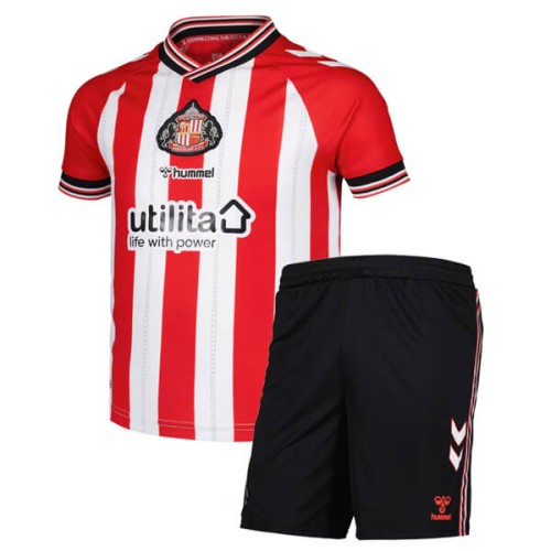 Sunderland Home Kids Football Kit 25 26