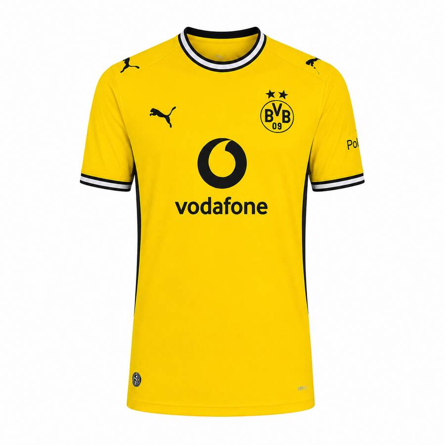 Borussia Dortmund Home Player Version Football Shirt 26 27