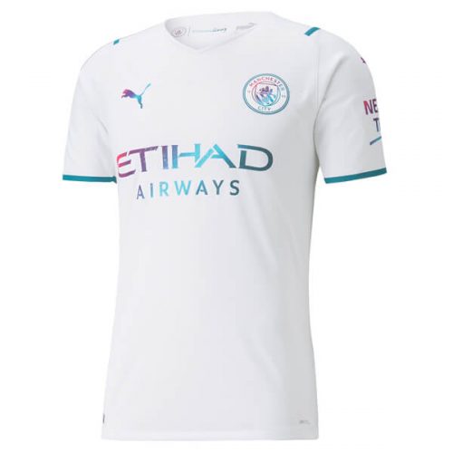 Manchester City Away Player Version Football Shirt 21 22