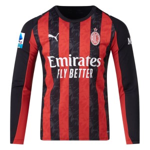 AC Milan Home Long Sleeve Football Shirt 25 26