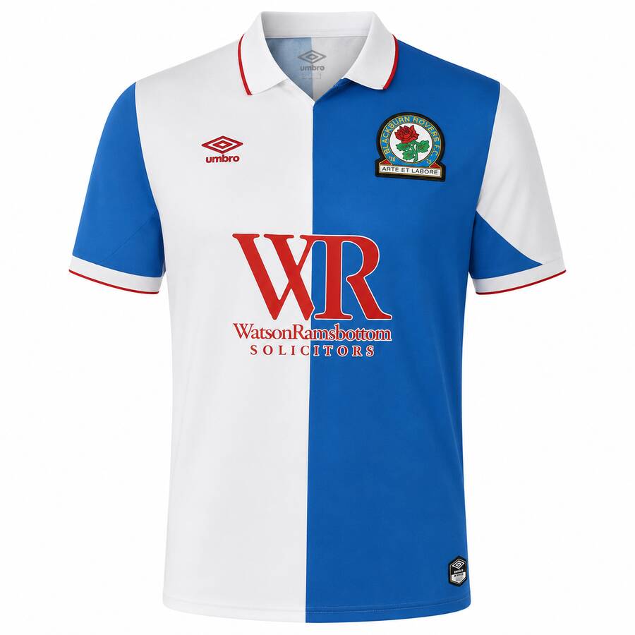 Blackburn Rovers Home Football Shirt 26 27