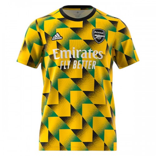 Arsenal Pre Match Training Soccer Jersey - Yellow