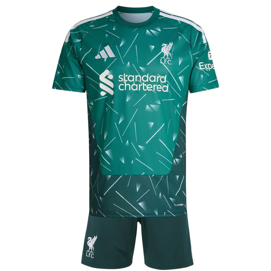 Liverpool Goalkeeper Kids Football Kit 26 27 - Green