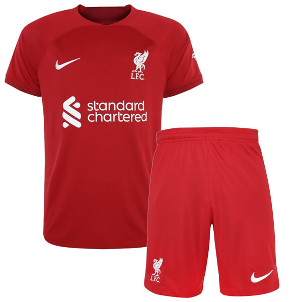 Liverpool Home Kids Football Kit 2223