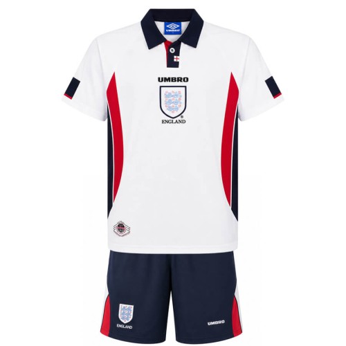 England Home 1998 Kids Football Kit