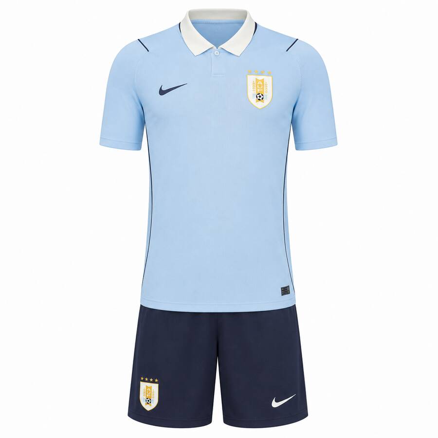 Uruguay Home Kids Football Kit 2026