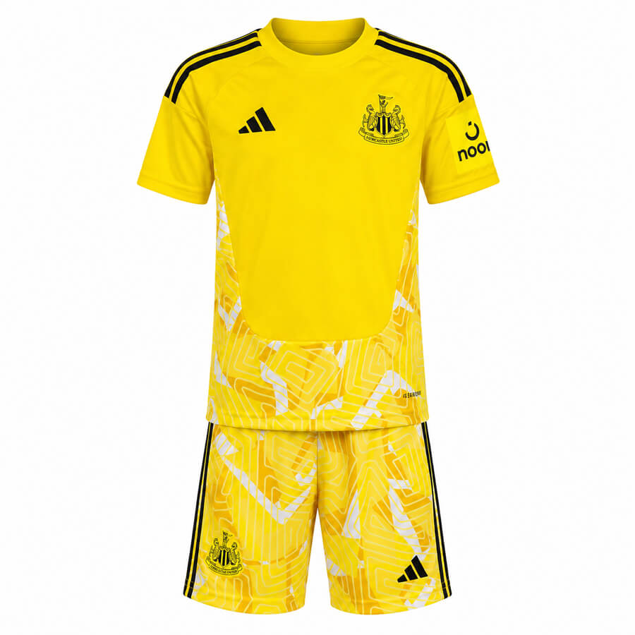 Newcastle Goalkeeper Kids Fooball Kit 26 27 - Yellow