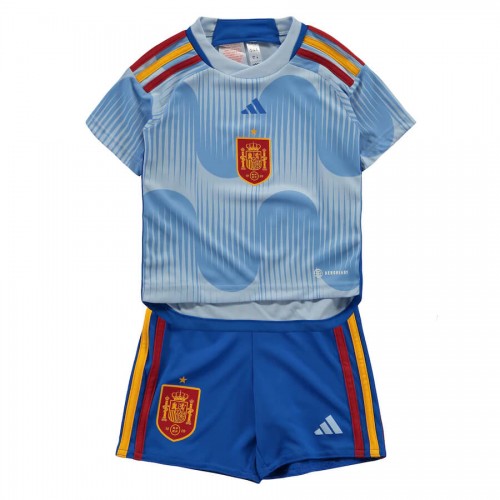 Spain Away Kids Football Kit 2022
