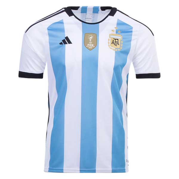 Argentina Home Football Shirt 2022 3 Star