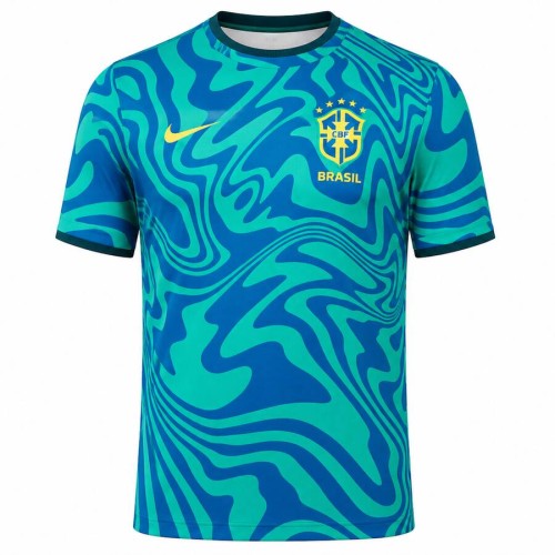 Brazil Pre Match Football Training Top 2026