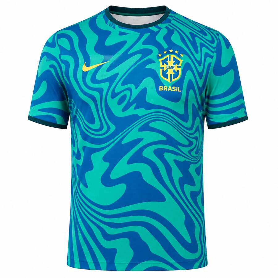 Brazil Pre Match Football Training Top 2026