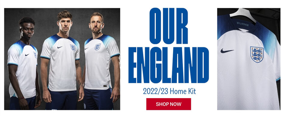 England Home World Cup Football Shirt
