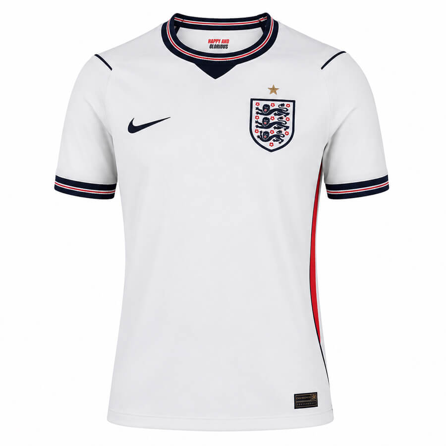 England Home Player Version Football Shirt 2026