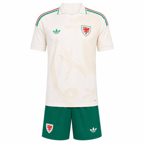Wales Away Kids Football Kit 2026