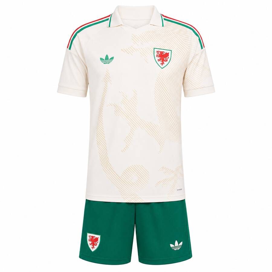 Wales Away Kids Football Kit 2026