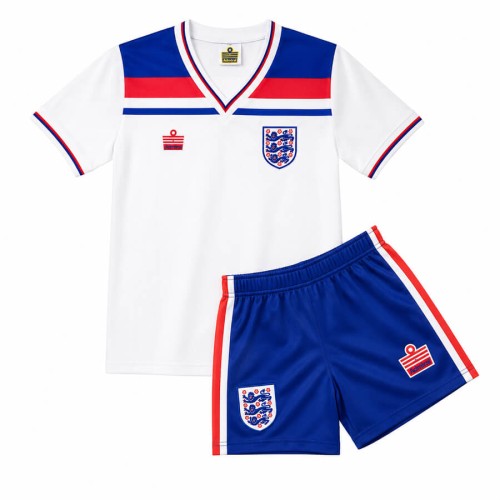 England Home 1982 Kids Football Kit