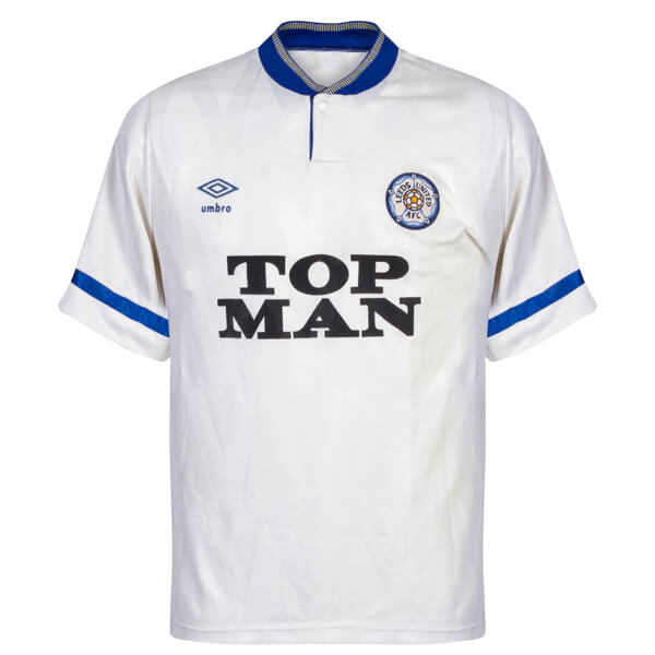 Retro Leeds United Home Football Shirt 8991