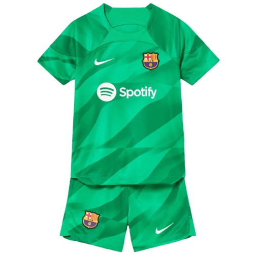Barcelona Goalkeeper Kids Football Kit 23 24