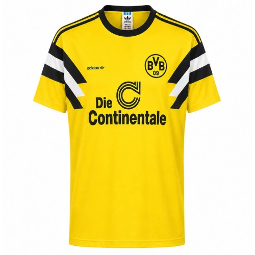 Borussia Dortmund Home 1989 Football Shirt