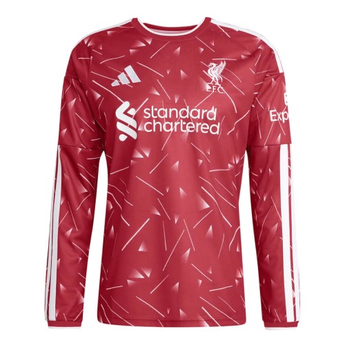 Liverpool Home Long Sleeve Football Shirt 26 27
