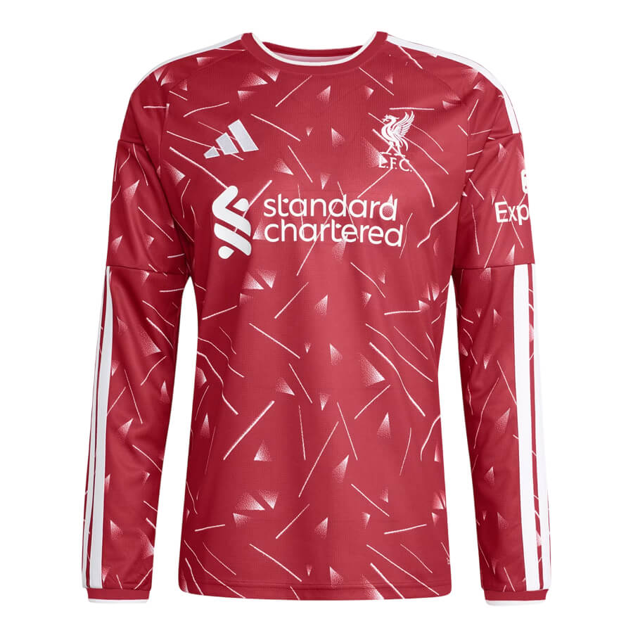 Liverpool Home Long Sleeve Football Shirt 26 27