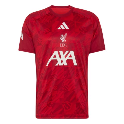 Liverpool Pre Match Training Football Top - Red