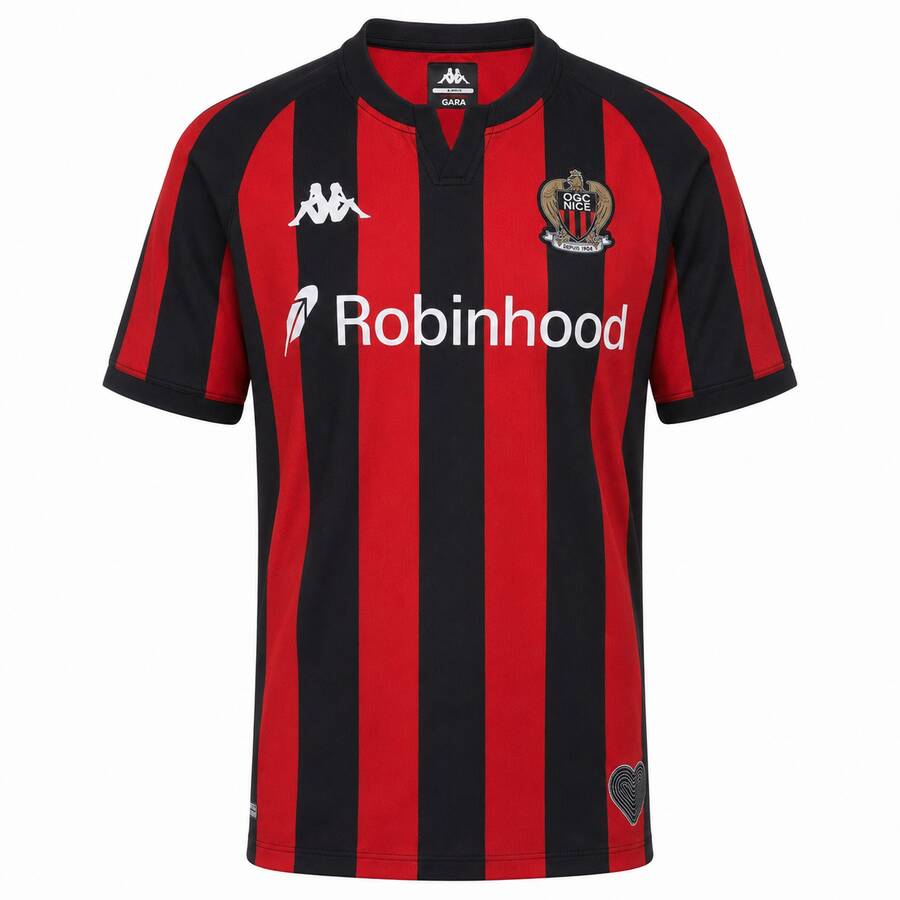 OGC Nice Home Football Shirt 26 27