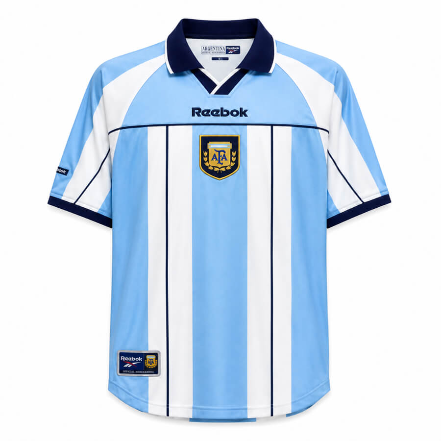 Argentina Home 2000 Football Shirt