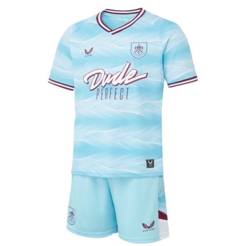 Burnley Away Kids Football Kit 25 26