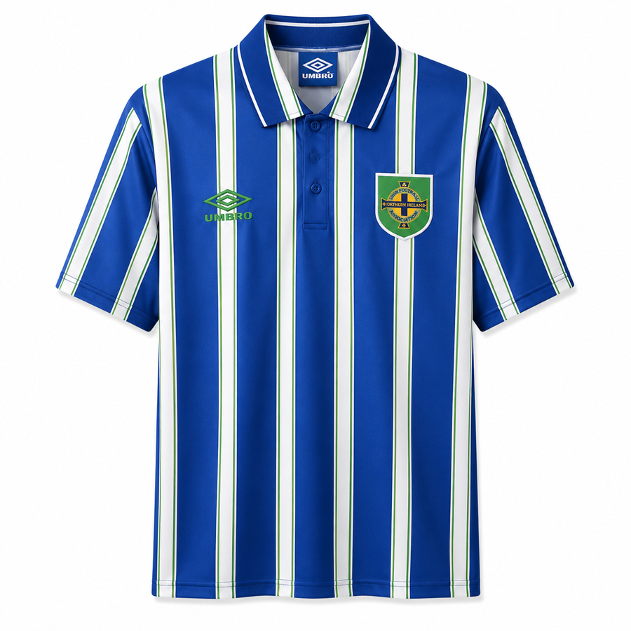 Northern Ireland Away 1992 Football Shirt